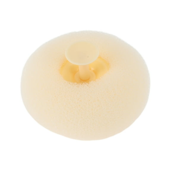 Unique Bargains Bath Shower Loofah Sponge Body Puffs 2.17"x4.53" 1 Pc Yellow