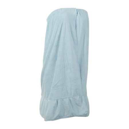 Unique Bargains Bath Wrap Towel for Women, Shower Wrap Towel Robe Adjustable Closure Bath Wrap, Blue