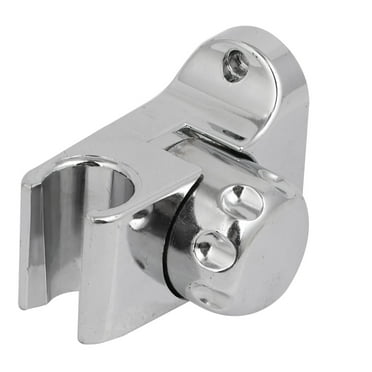 Unique Bargains Bathroom Adjustable ABS Chrome Plated Handheld Shower Head Holder Silver Tone
