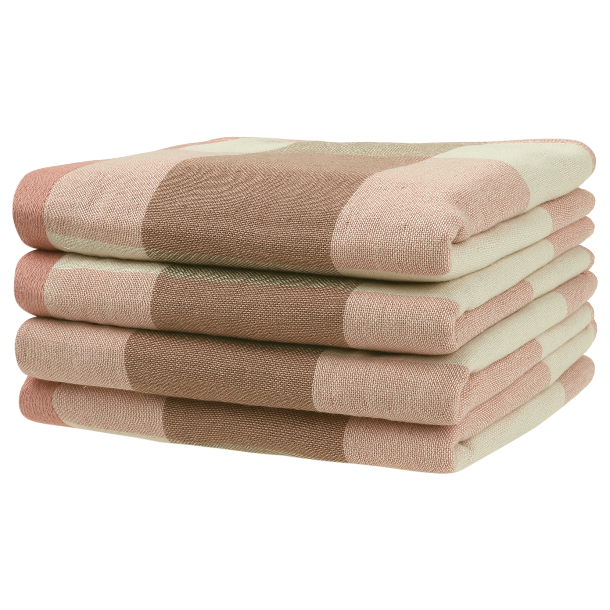 Unique Bargains Bathroom Hand Towels Quick Drying Kitchen Towel Sets 14 x 30 Pink 4pk Walmart