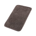 thumbnail image 1 of Unique Bargains Bathroom Shaggy Bath Mat Fluffy Non-slip Door Floor Rug Brown 16" x 24", 1 of 8