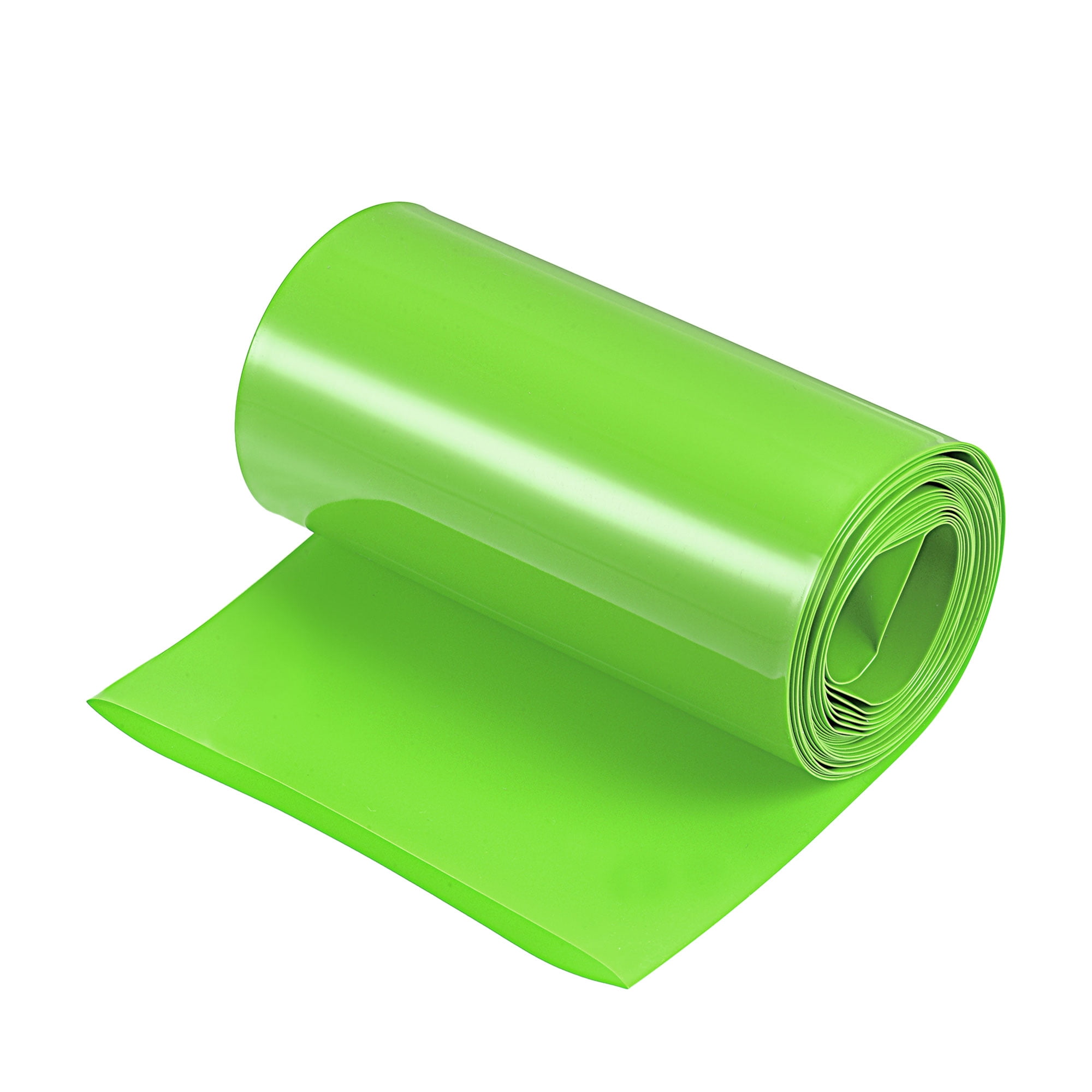 Unique Bargains Battery Wrap Heat Shrink Tube Good Insulation Pack Green 3.54" Flat 10ft