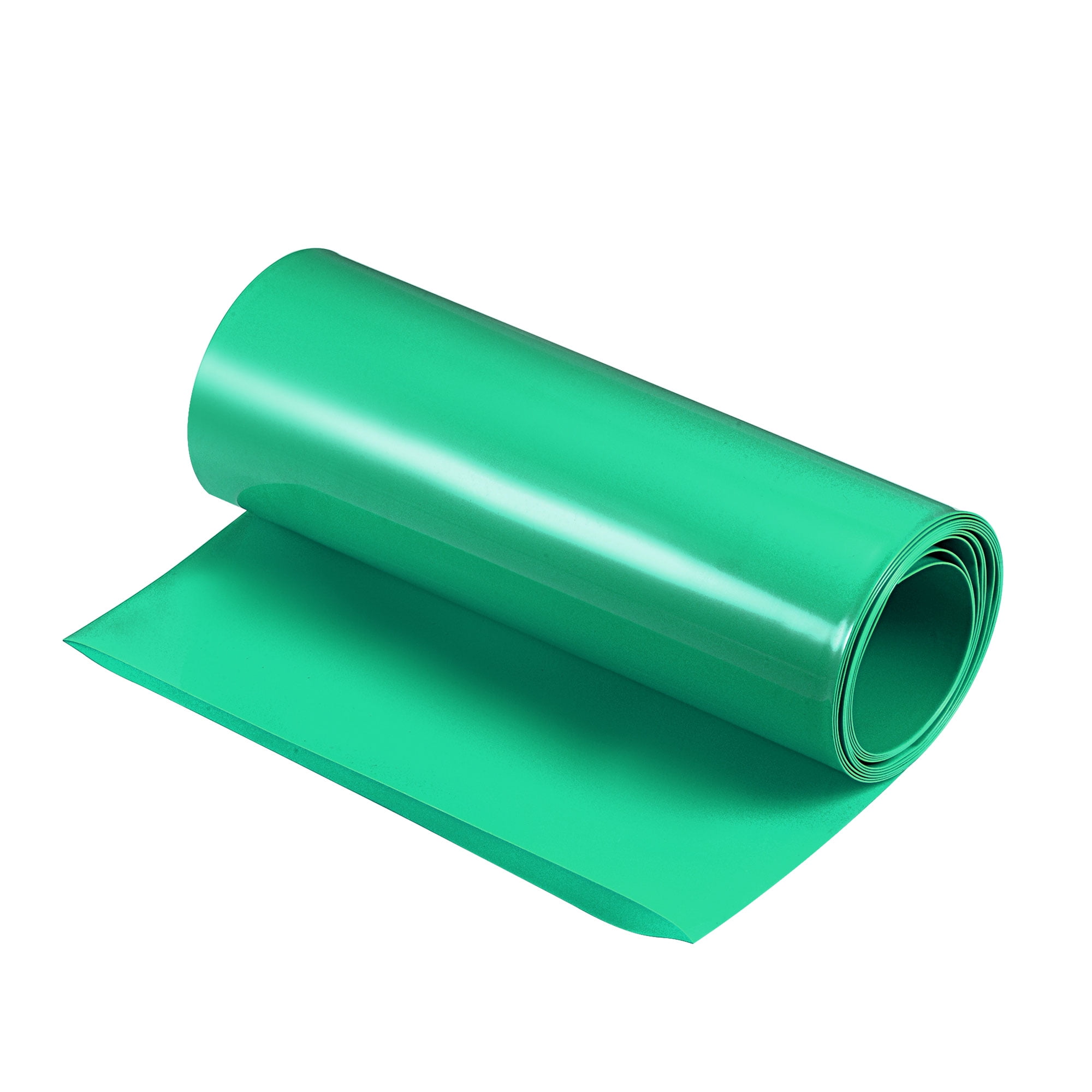 Unique Bargains Battery Wrap PVC Heat Shrink Tubing Insulation Pack Green 6" Flat 5ft