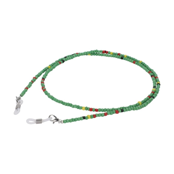 Unique Bargains Beaded Pattern Eyeglass Chain 1Pc Green