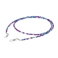 thumbnail image 1 of Unique Bargains Beaded Pattern Eyeglass Chain 1Pc Purple, 1 of 5