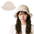 thumbnail image 1 of Unique Bargains Beanie Winter Hat Soft Thick Cold Weather Hats 1 Pc Beige, 1 of 7