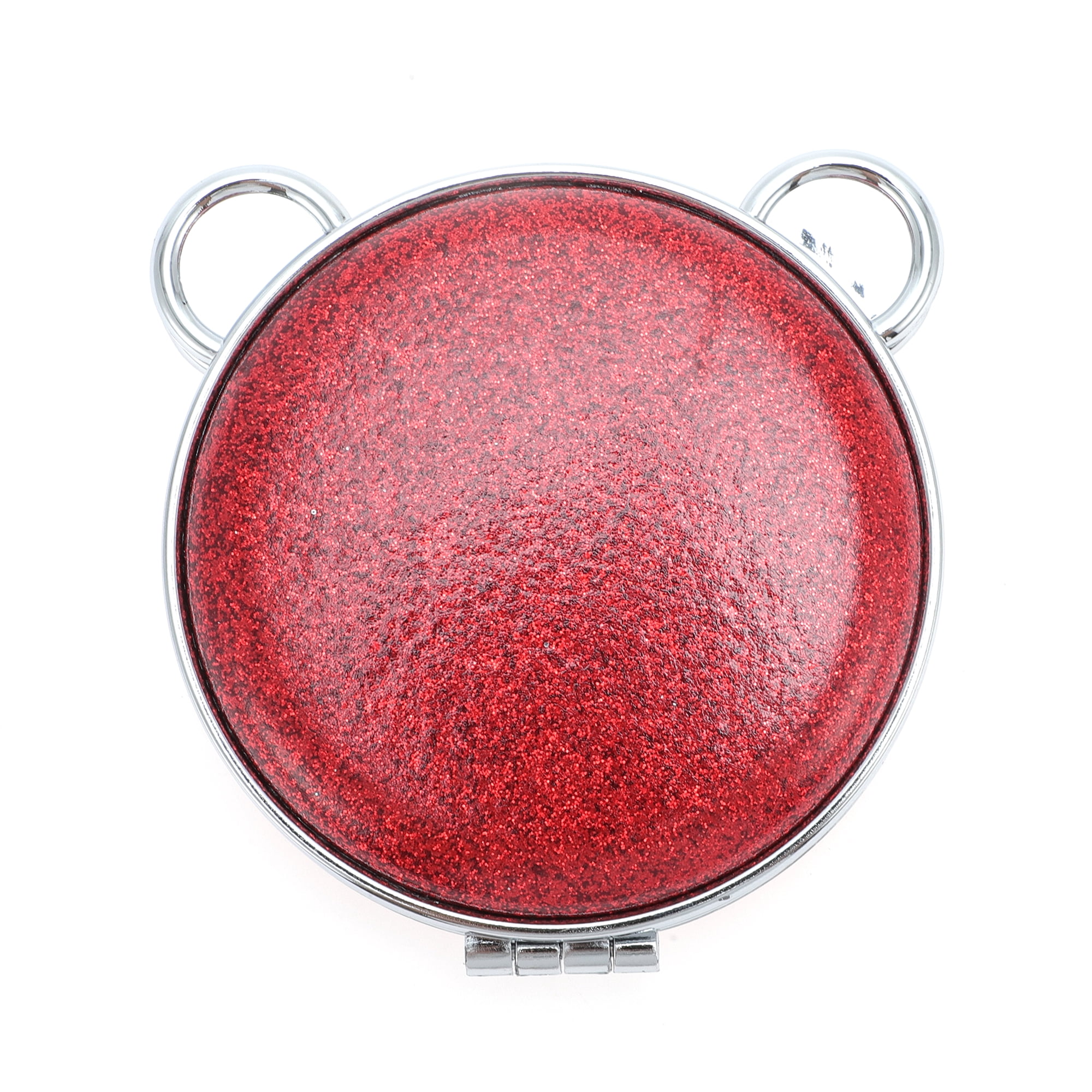 Unique Bargains Bears Style Makeup Mirror 1 Pc Red