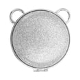 thumbnail image 1 of Unique Bargains Bears Style Makeup Mirror 1 Pc Silver Tone, 1 of 5