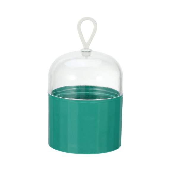 Unique Bargains Beauty Egg Holder Makeup Sponge Case Cosmetic Egg Holder Portable Makeup Sponge Storage Green