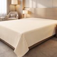 thumbnail image 1 of Unique Bargains Ployester Bed Soft Flat Sheet Cozy Bedding for Bedroom Yellow 63"x91", 1 of 5