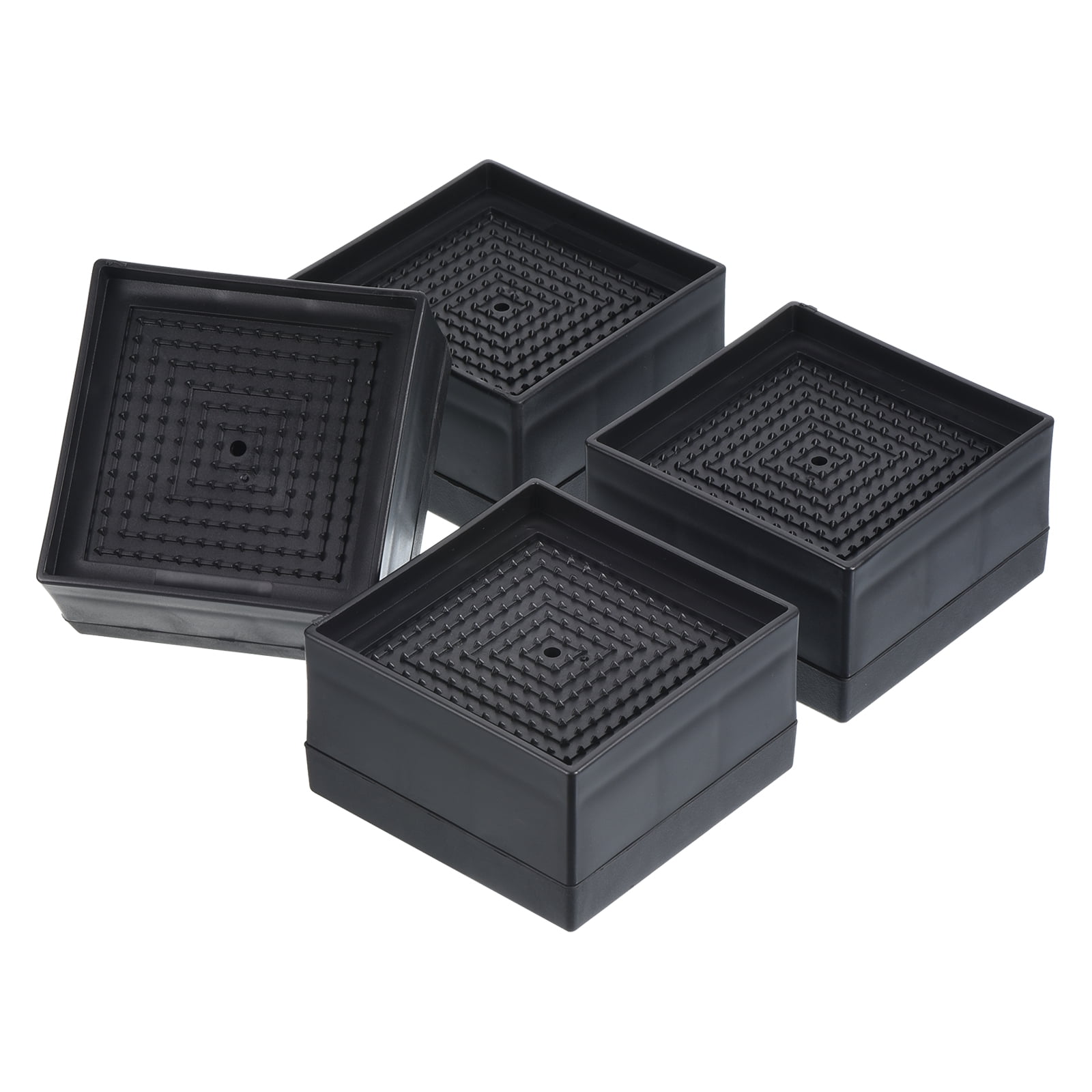 Unique Bargains Adjustable Bed Risers Non-Slip Mat Supports 1300Lbs 1.5mm