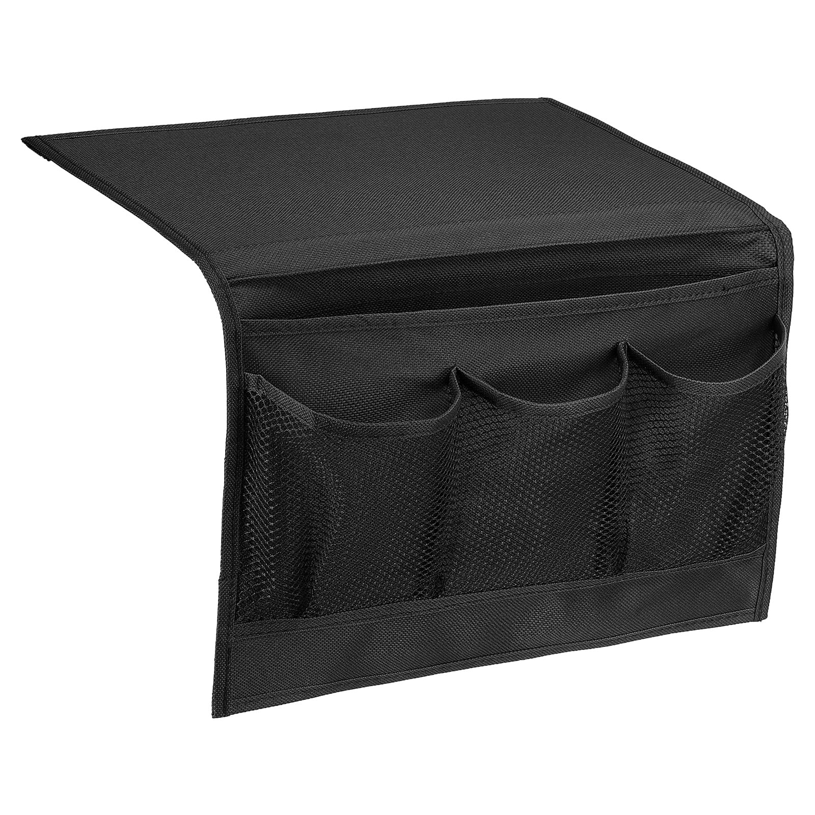 Unique Bargains Bedside Caddy Bedside Organizer Hanging Bag Black
