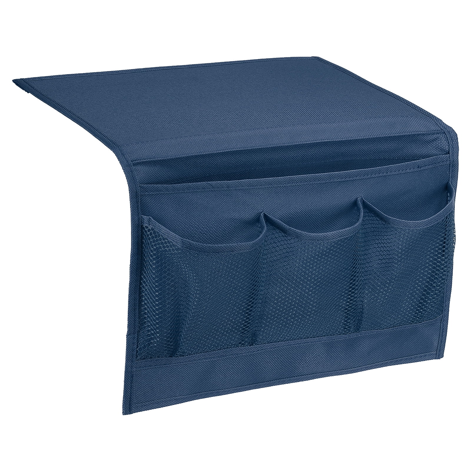 Unique Bargains Bedside Caddy Bedside Organizer Hanging Bag Blue