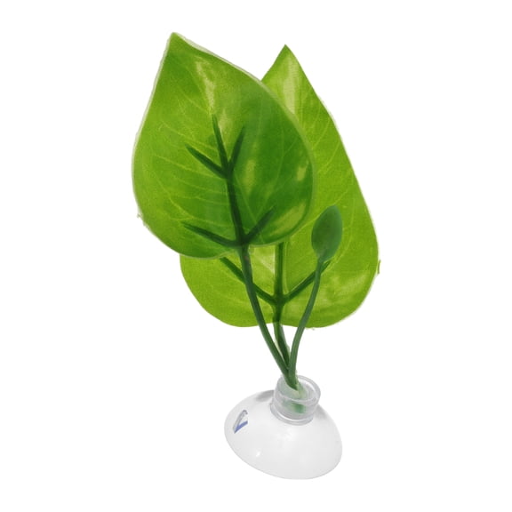 Unique Bargains Betta Fish Leaf Natural Habitat Simulation for Betta Spawnings Grounds Betta Spawnings Leaves Resting Bed Large Small Leaves Yellow Green