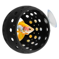 Unique Bargains Betta Hideout Tunnel Interactive Aquarium Decor Aquarium Tunnel for Betta Exciting Hiding Spot Black