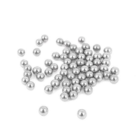 Unique Bargains Bicycle Wheel Bearing Steel Balls Spare Parts 3mm Diameter 60 Pcs