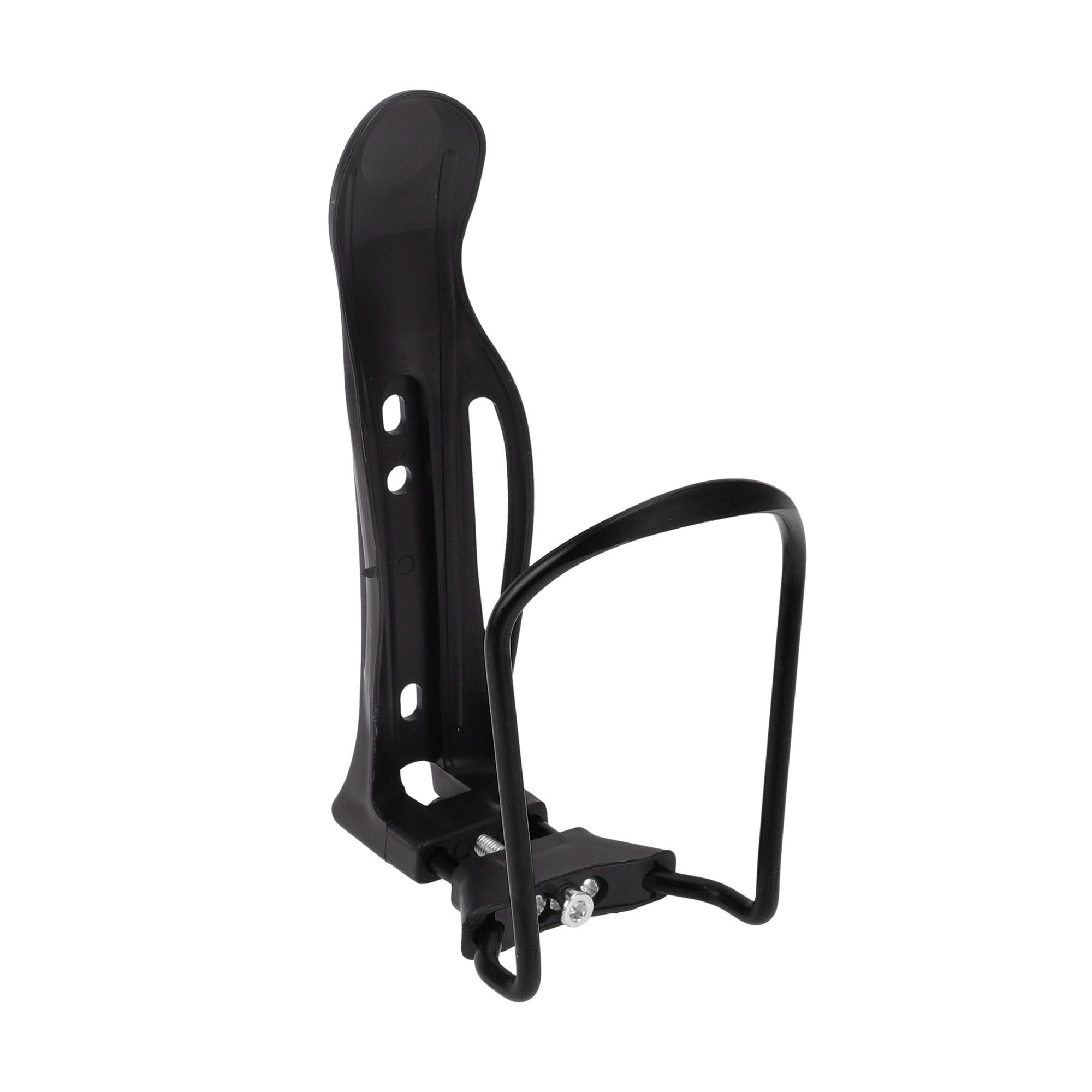 Unique Bargains Bike Bottle Cage Rack Adjustable Aluminium Alloy Drinks Holder Black