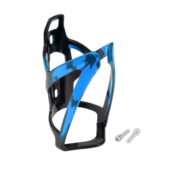 Unique Bargains Bike Bottle Cage Rack Integrally-formed Plastic Bicycle Drinks Holder Blue