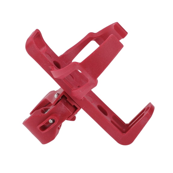 Unique Bargains Bike Bottle Cage Rack Iron Bicycle Drinks Holder for MTB Road Cycling Red