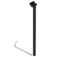 thumbnail image 1 of Unique Bargains Bike Seat Post Bike Saddle Post Seat Tube Aluminum Alloy Black Extra Long Adjustable Angle with Fixing Clip Black 25.4*450mm, 1 of 7