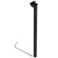 thumbnail image 1 of Unique Bargains Bike Seat Post Bike Saddle Post Seat Tube Aluminum Alloy Black Extra Long Adjustable Angle with Fixing Clip Black 28.6*450mm, 1 of 7