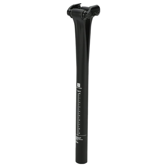 Unique Bargains Bike Seat Posts 27.2x330mm Bike Saddle Post Seat Tube Carbon Fiber Matte Black Adjustable Angle Seat 12mm Offset