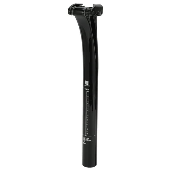 Unique Bargains Bike Seat Posts 30.8x330mm Bike Saddle Post Seat Tube Carbon Fiber Gloss Black Adjustable Angle Seat 12 mm Offset