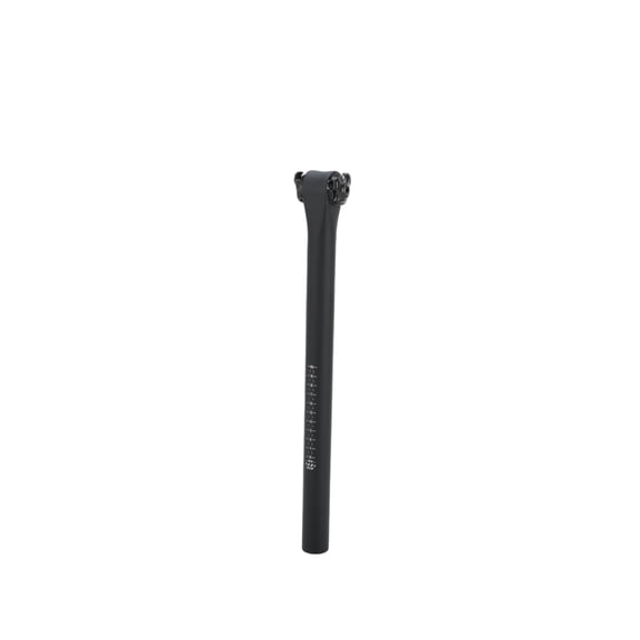 Unique Bargains Bike Seat Posts 30.8x400mm Lightweight Saddle Post Seat Matte Black Carbon Fiber