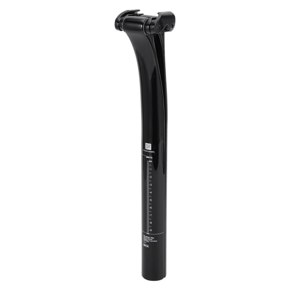 Unique Bargains Bike Seat Posts 31.6x330mm Bike Saddle Post Seat Tube Carbon Fiber Gloss Black Adjustable Angle Seat 12 mm Offset