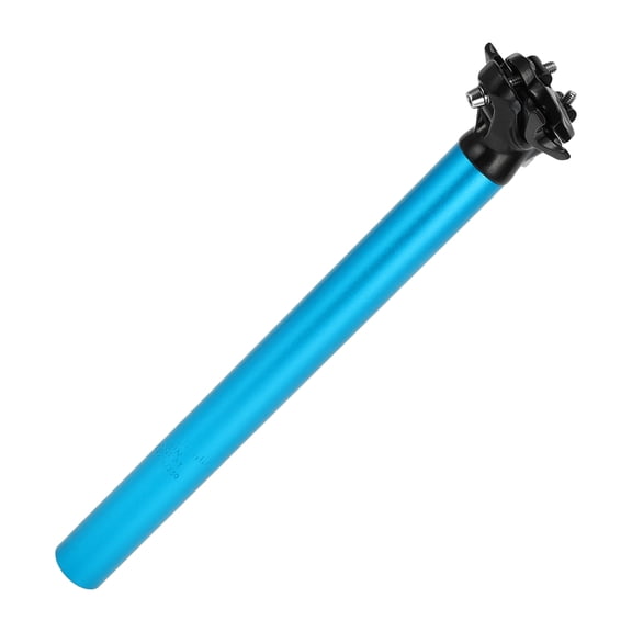 Unique Bargains Bike Seat Posts Adjustable Angle Bike Saddle Post Seat Tube Blue 1 Pc 30.9x350mm Aluminum Alloy