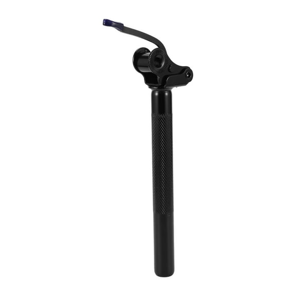 Unique Bargains Bike Seat Posts Electric Bicycles Vehicle Battery Anti-Theft Locking Foldable Bike Saddle Post Seat Tube Black 1 Pc 27.2x250mm Steel