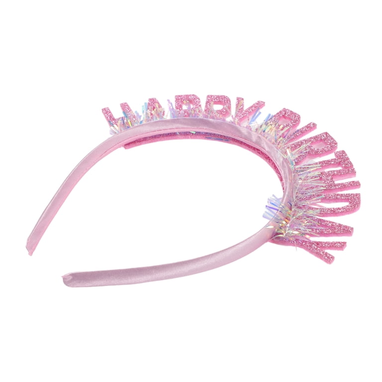 Pink Merry Headband MERRY BRIGHT Christmas Headband / Rhinestone Beaded / Knot  main image 4