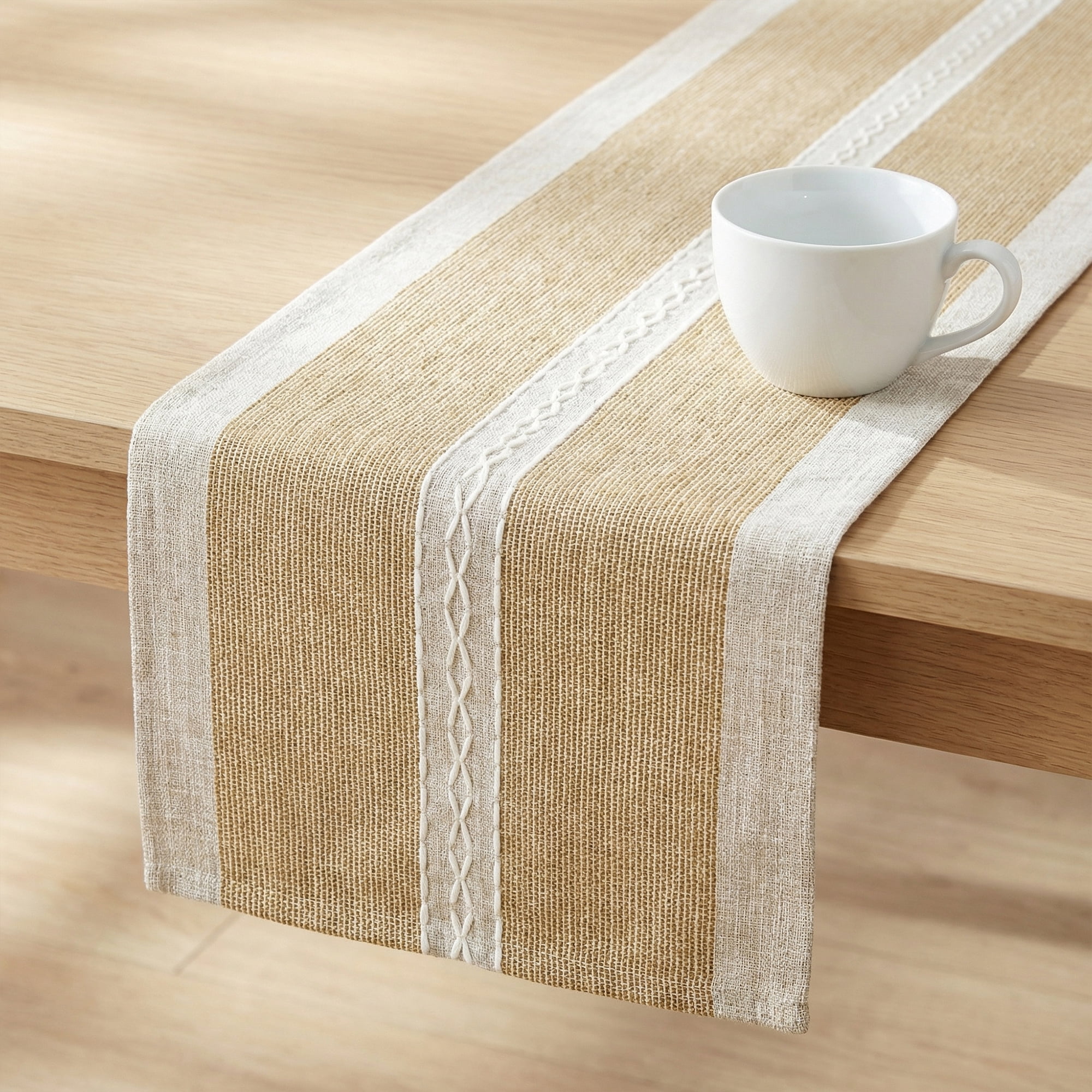 Unique Bargains Birthday Decorations Long Kitchen Runner Coffee 13x63in