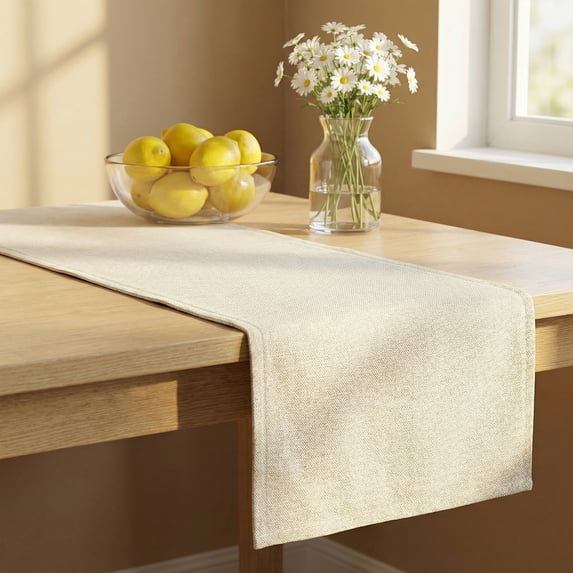 Unique Bargains Birthday Decorations Washable Kitchen Runner Beige 11.8x55.1in