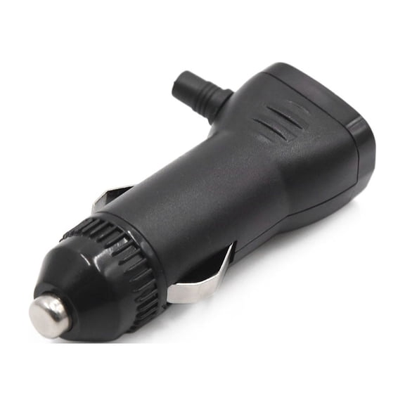 Unique Bargains Black 12V 24V Car  Lighter Socket On Off Switch Plug Connector Adaptor