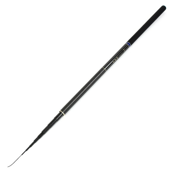 Unique Bargains Black 18Ft 11 Sections Carbon Fiber Portable Fishing Rod Tackle Angling Rods