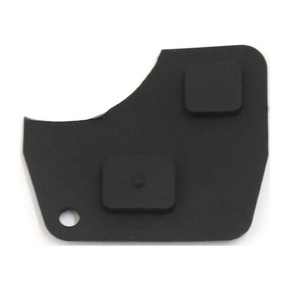 Unique Bargains Black 2 Buttons Keyless Entry Remote Key Fob Rubber Button Pad Fit for Toyota