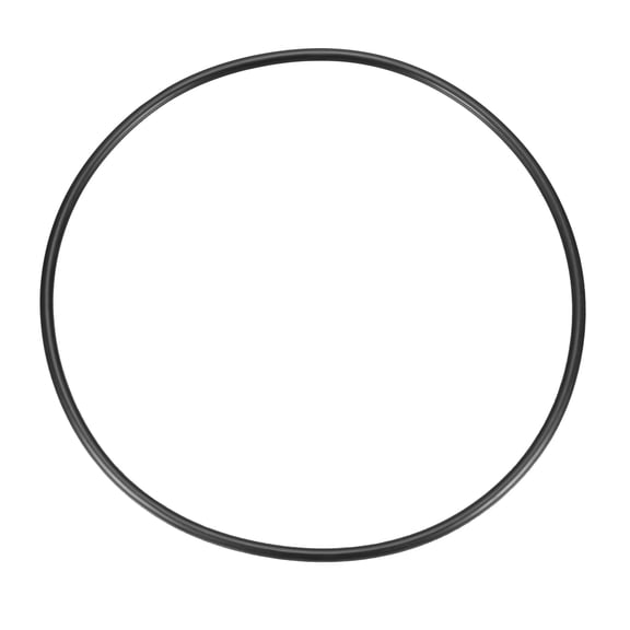 Unique Bargains Black 225mm OD 5.7mm Thickness Nitrile Rubber O-ring Oil Seal Gasket