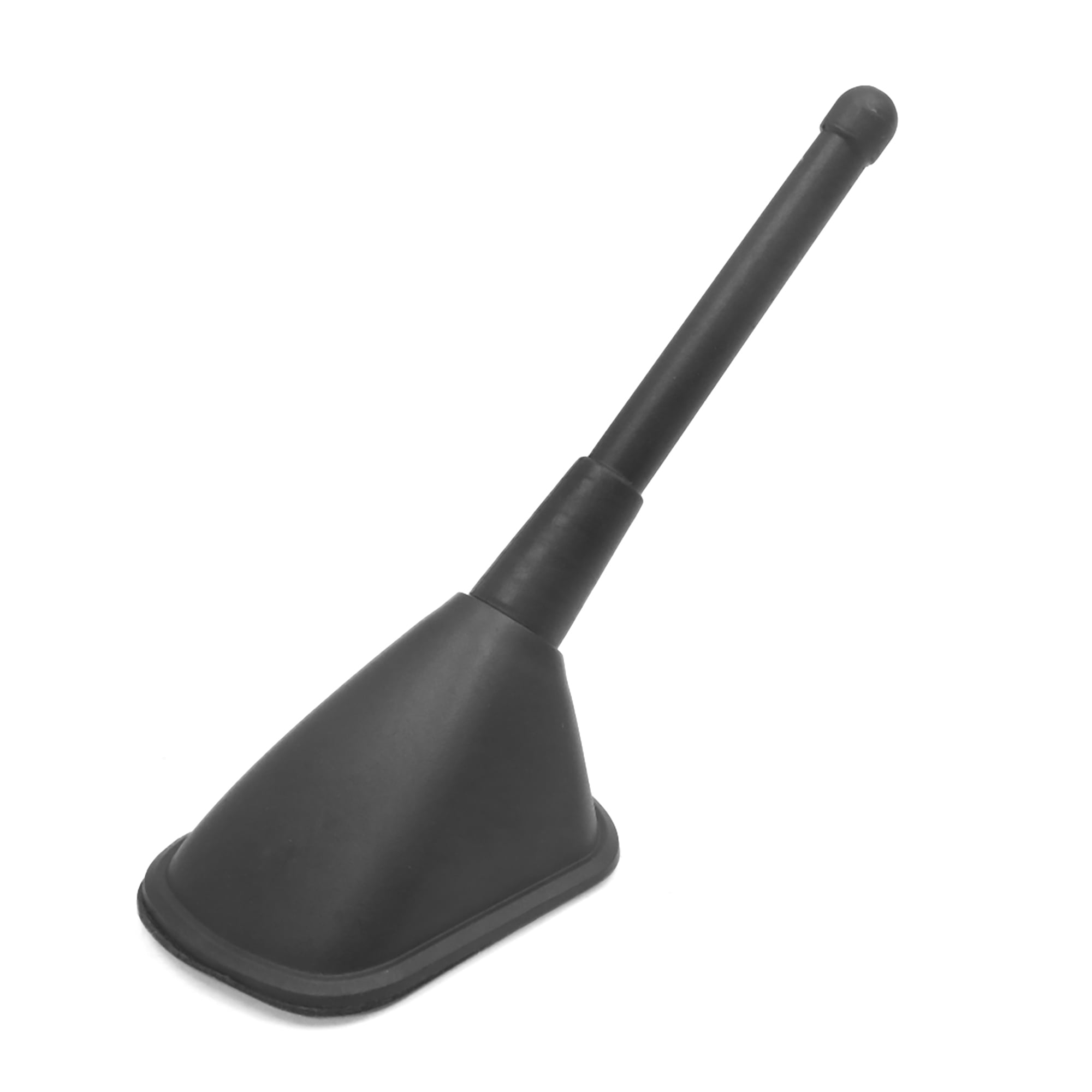Unique Bargains Black Adhesive Base Car Auto Exterior Decorative Antenna Aerial 3.7"