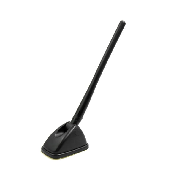 Unique Bargains Black Adjustable Self Adhesive Base Decorative Antenna Dummy Aerial for Car