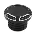 thumbnail image 1 of Unique Bargains Black Aluminium Alloy Motorcycle Oil Fuel Tank Cover Cap for Harley Davidson, 1 of 3