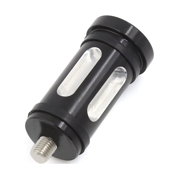 Unique Bargains Black Billet Narrow Band CNC Edge Cut Motorcycle Shift Pegs For Harley Davidson