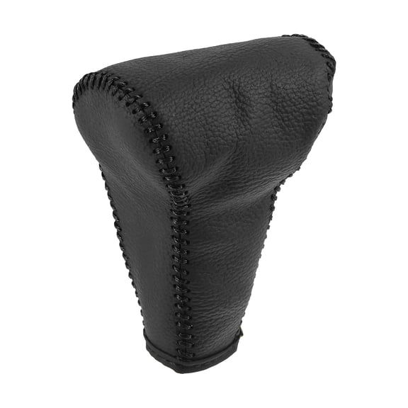 Unique Bargains Black Car Faux Leather Gear Shift Knob Cover Transmission Shift Boot Lever for Honda CR-V 17-21 Stitches