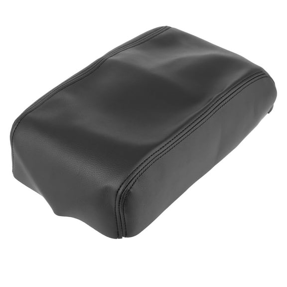 Unique Bargains Black Center Console Lid Armrest Cover for Nissan Maxima 2009-2014 Pad Replacement Microfiber Leather