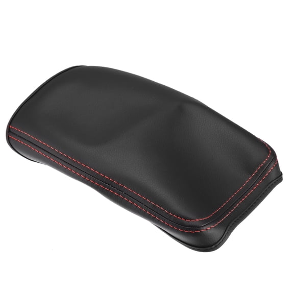 Unique Bargains Black Faux Leather Center Console Cover Pad Armrest Protector Cover Pad for Audi A4 B9 2017-2020