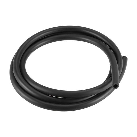 Unique Bargains Black Line Hose Tube 7mm ID x 10mm(25/64") OD 4.92Ft/1.5M Water Hose