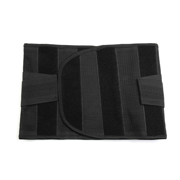 Unique Bargains Black M Size Elastic Postpartum Belly Abdominal Shaping Belt Cincher Shapewear