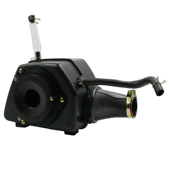 Unique Bargains Black Motorcycle Air Cleaner Case Intake Filter Box Assembly for GN125 CBT