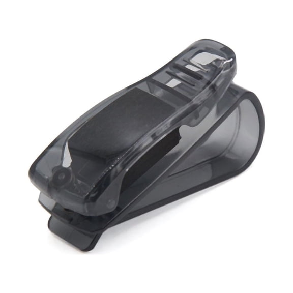 Unique Bargains Black Plastic Car Sun Visor Glasses Sunglasses Ticket Card Clip Holder Mount