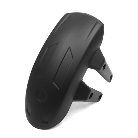 Unique Bargains Black Plastic Motorcycle Rear Wheel Cover Fender Splash Guard Mudguard w Bracket